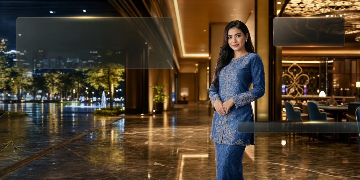 Pemain poker kasino dalam talian Malaysia bermain permainan meja dengan gaya tradisional