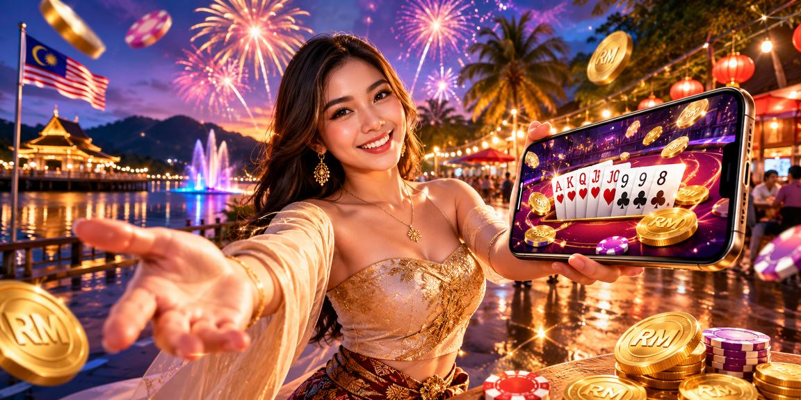 Pengguna Malaysia mengemas kini aplikasi permainan hebtai20 pada telefon pintar